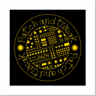 Modular Synth Patch Cable for Electronic Musician Posters and Art